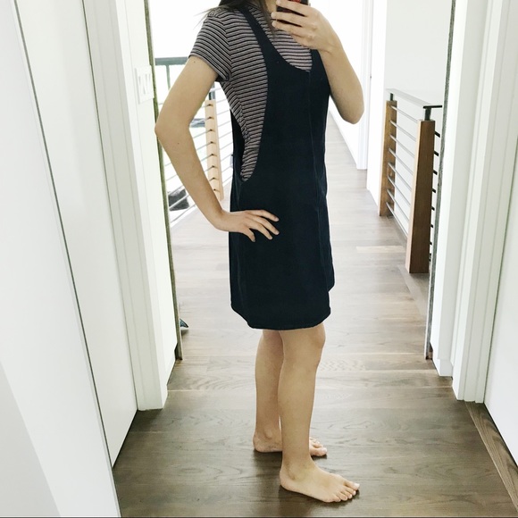 Zara Denim Apron Dress - Picture 2 of 3